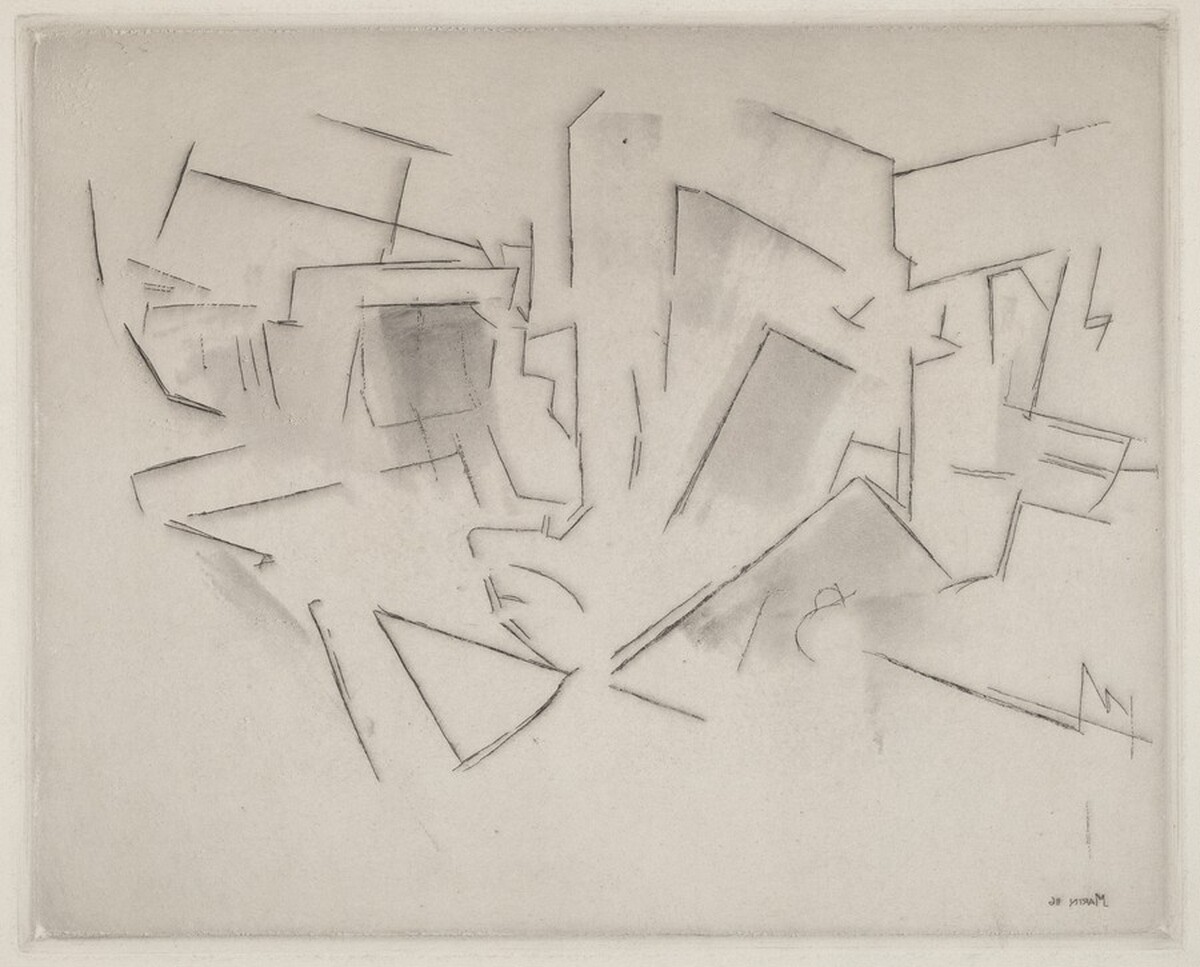 Movement—Grain Elevators, No. 2 by John Marin