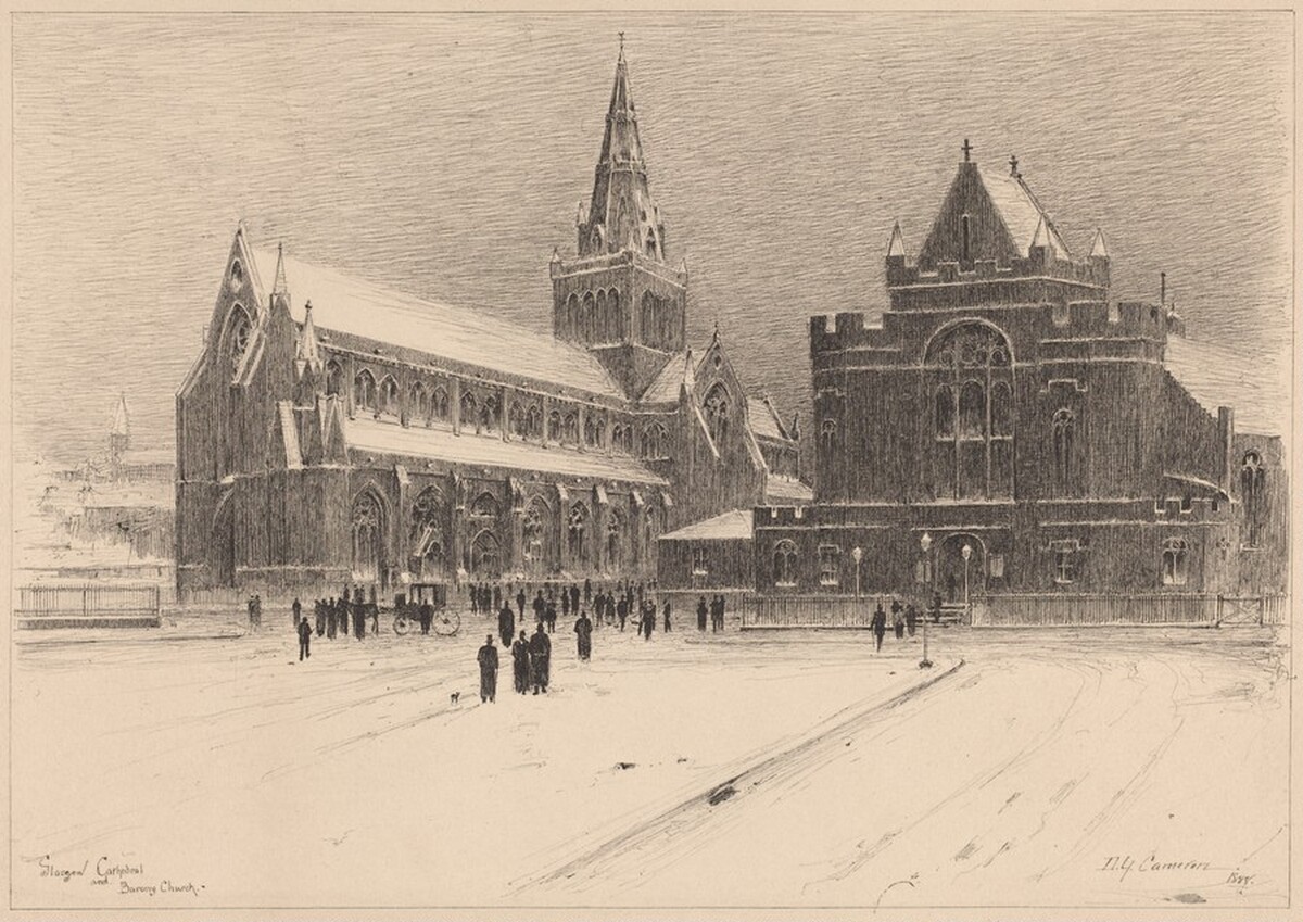 Glasgow Cathedral and Barony Church by David Young Cameron
