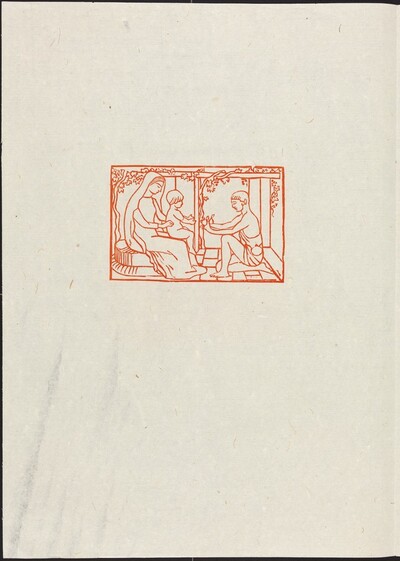 Fourth Eclogue: Lucina Smiles on Her Boy (En tête de la quatrieme eglogue) [left]