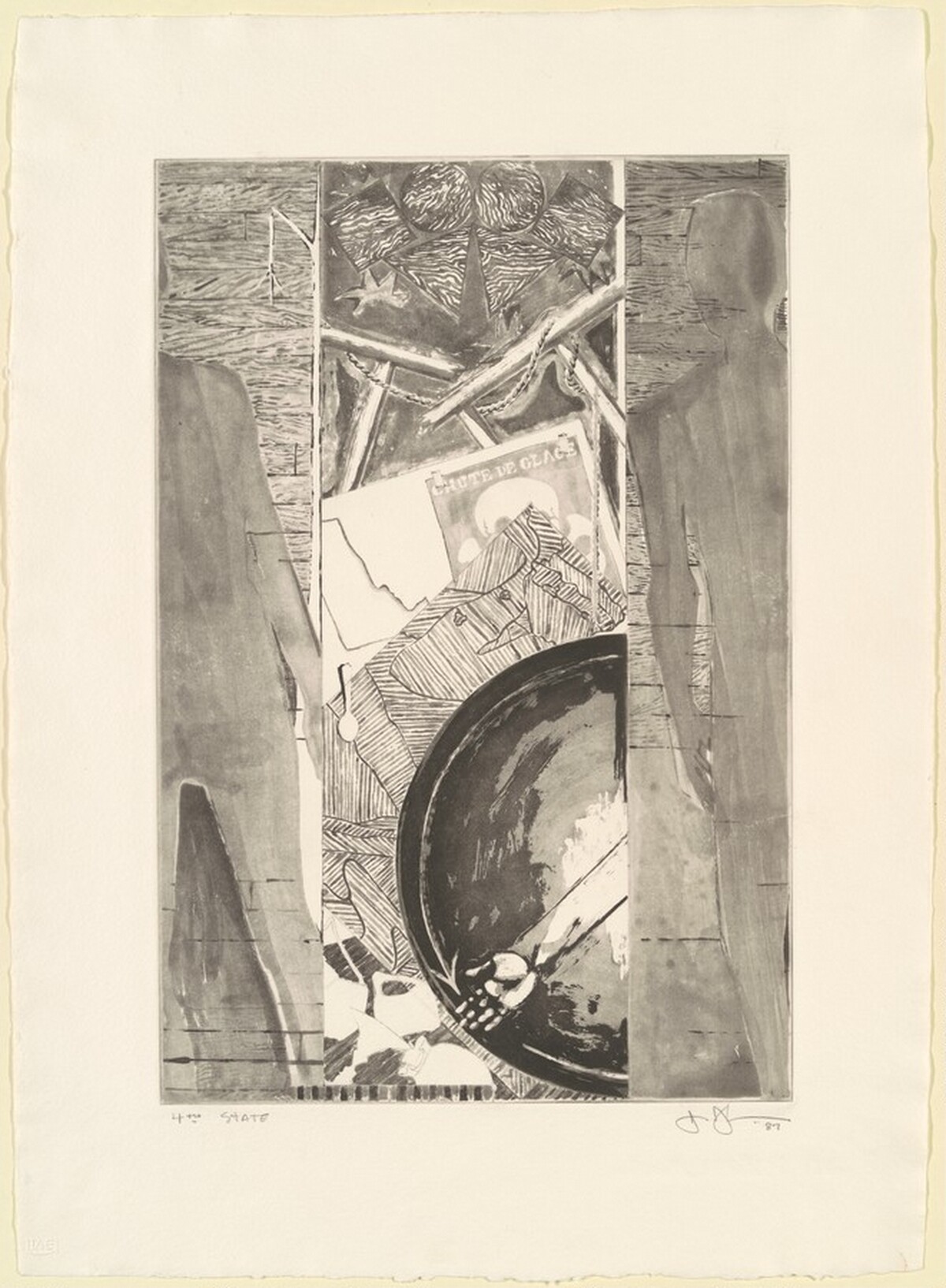 The Seasons (Fall) [state proof of 4th state] by Jasper Johns