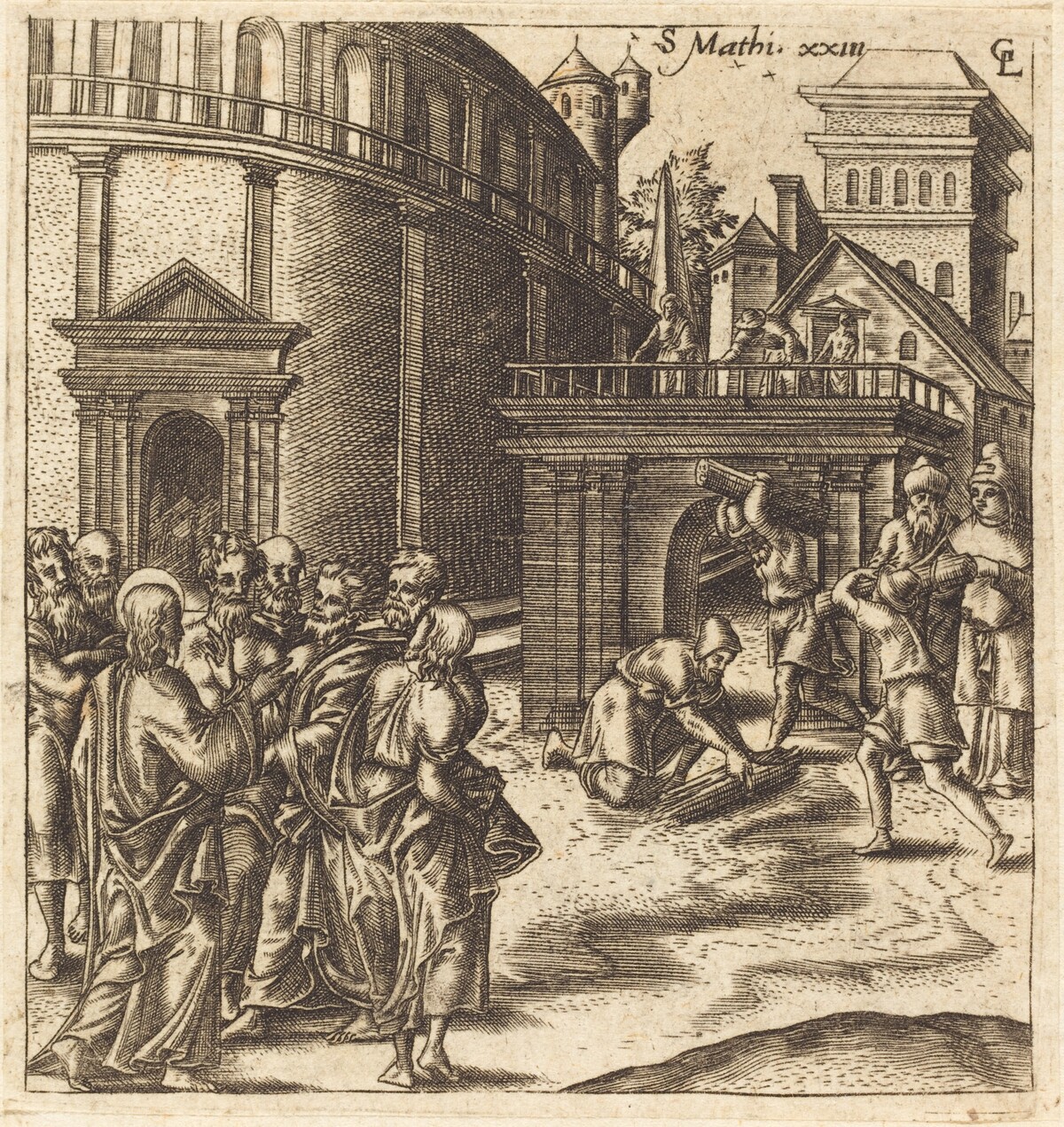 Christ Denounces the Scribes and Pharisees by Léonard Gaultier