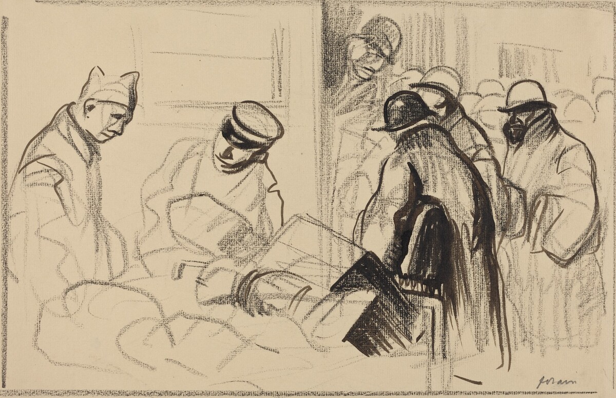 Le train de Berne (The Train for Berne) by Jean-Louis Forain