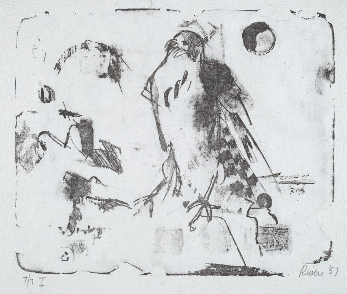 Bird and the Circle by Larry Rivers