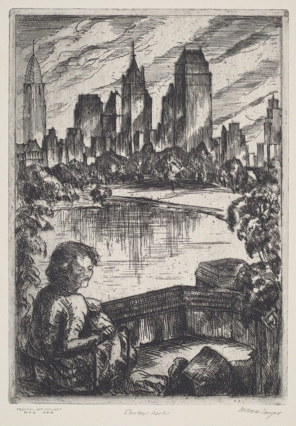 Central Park by William Sanger