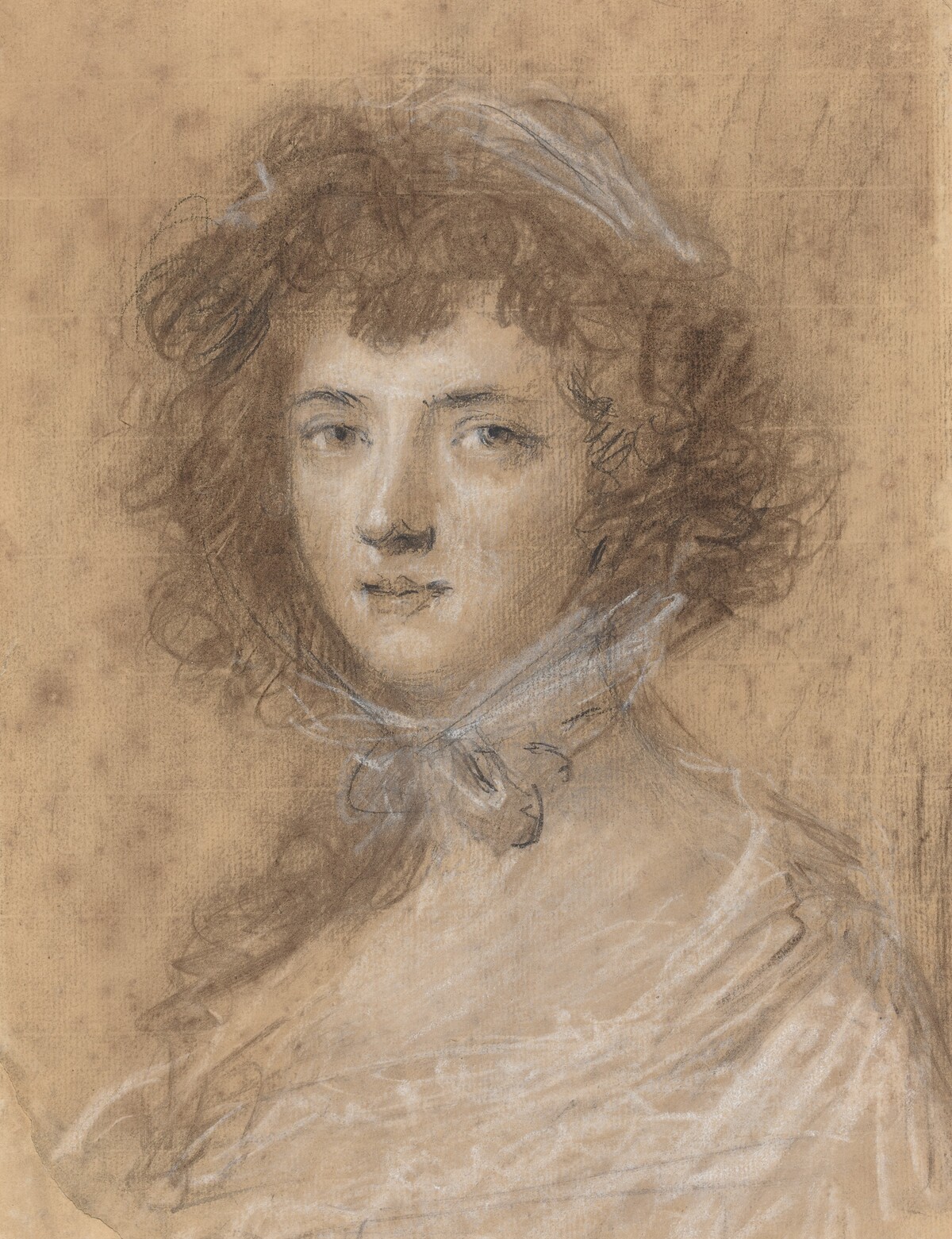 Head and Bust of a Woman by Sir Joshua Reynolds