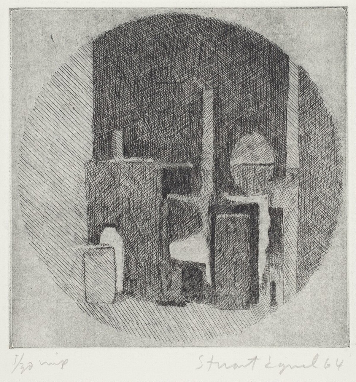 Circular Design with View of Country Store by Stuart Egnal