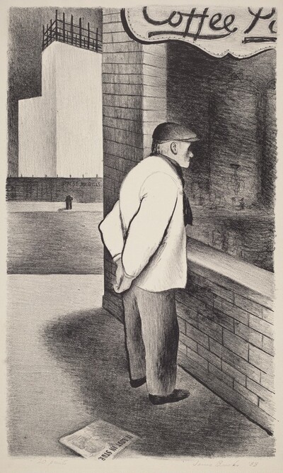 Untitled (Man Looking Into Storefront Window)