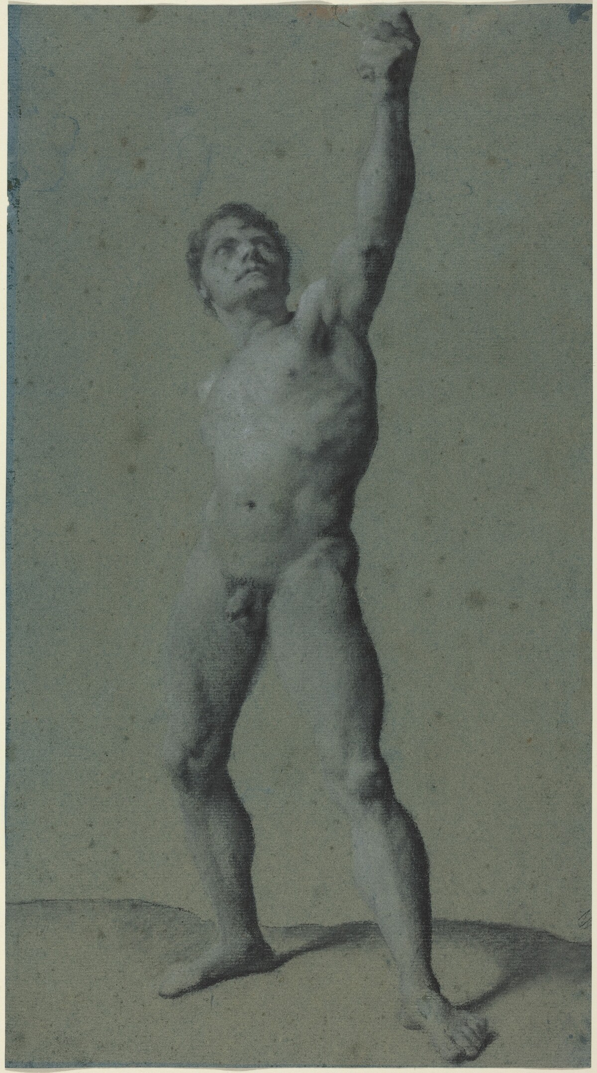 Male Nude Study by Pierre Paul Prud'hon
