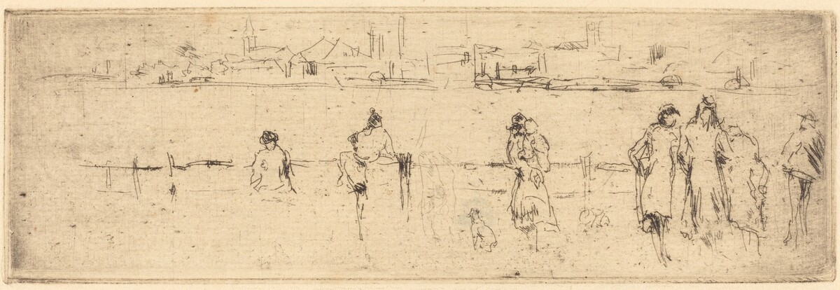 A Sketch of the Embankment by James McNeill Whistler