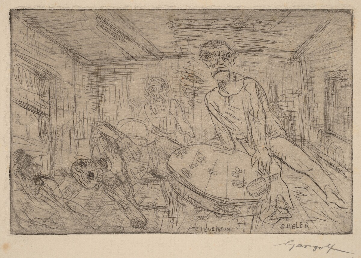 Spieler (Stevenson) [Gambler (Stevenson)] by Paul Gangolf