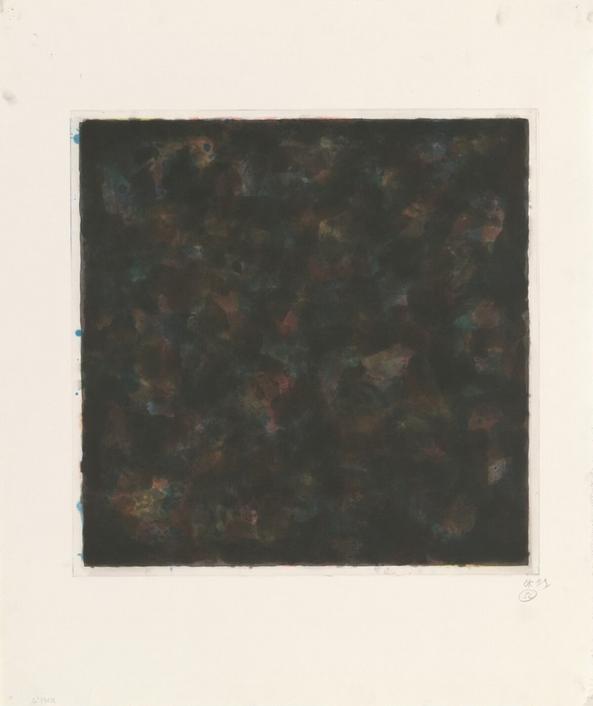 Color & Black, 40 x 40/1 by Sol LeWitt