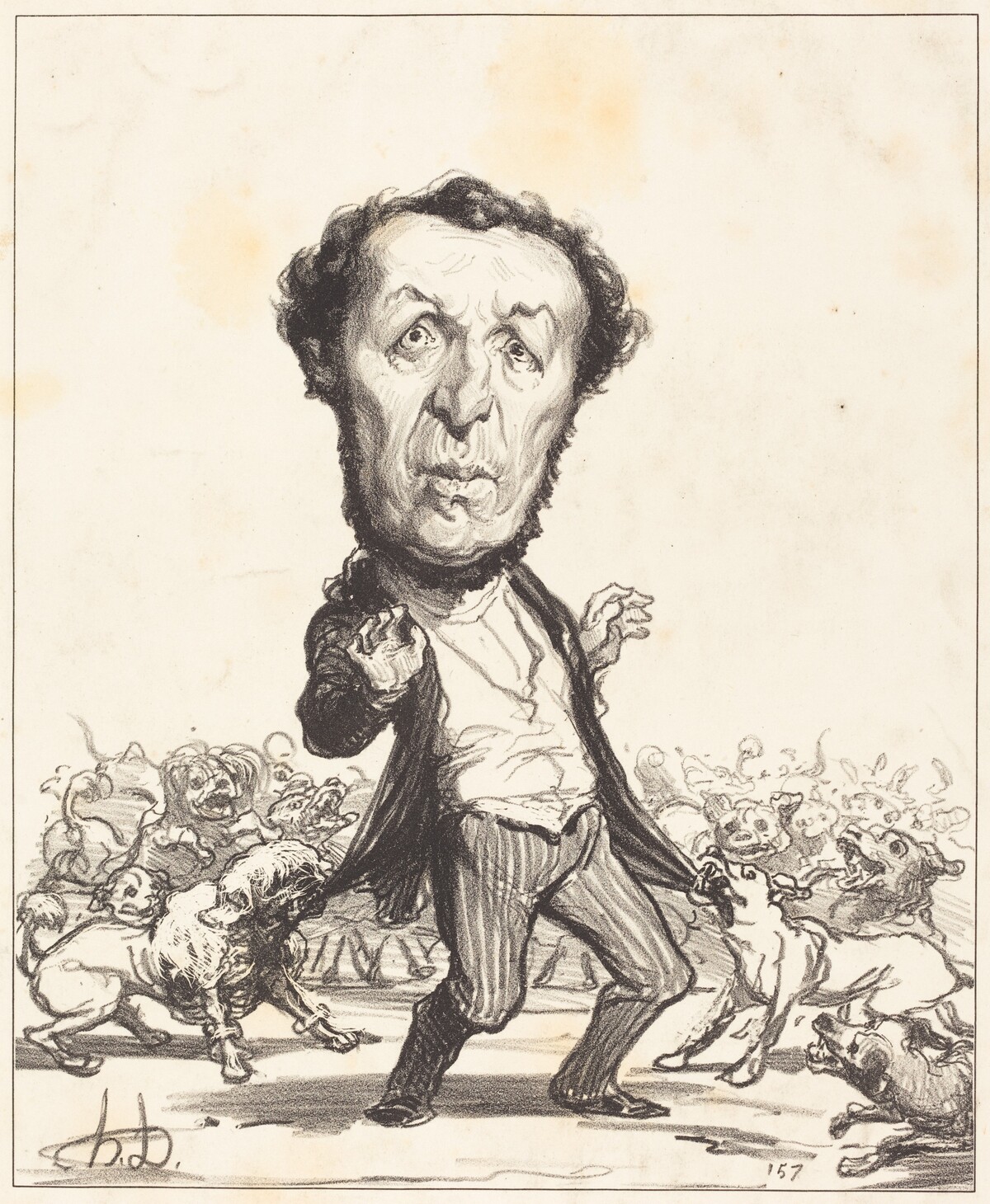 Ovide Remilly by Honoré Daumier