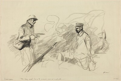 Poilu Acknowledging German Soldier