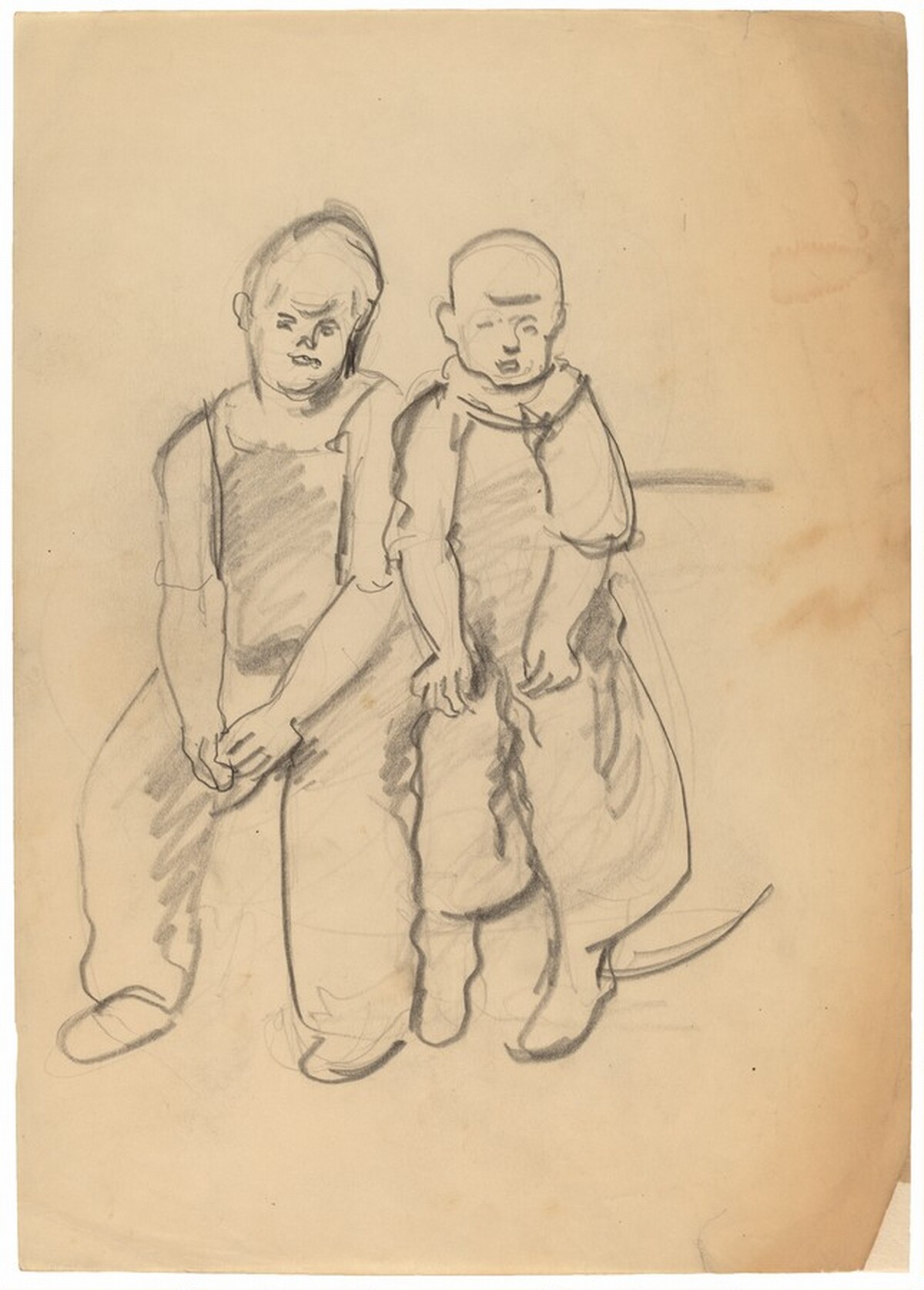 Two Boys Seated by Mark Rothko