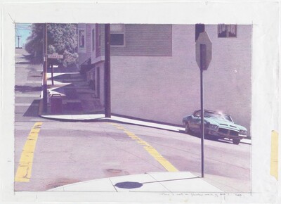 Texas and 20th Intersection [preparatory drawing]