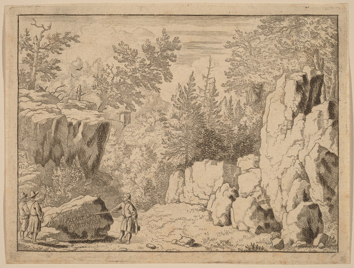 The Inscription on the Rock by Allart van Everdingen