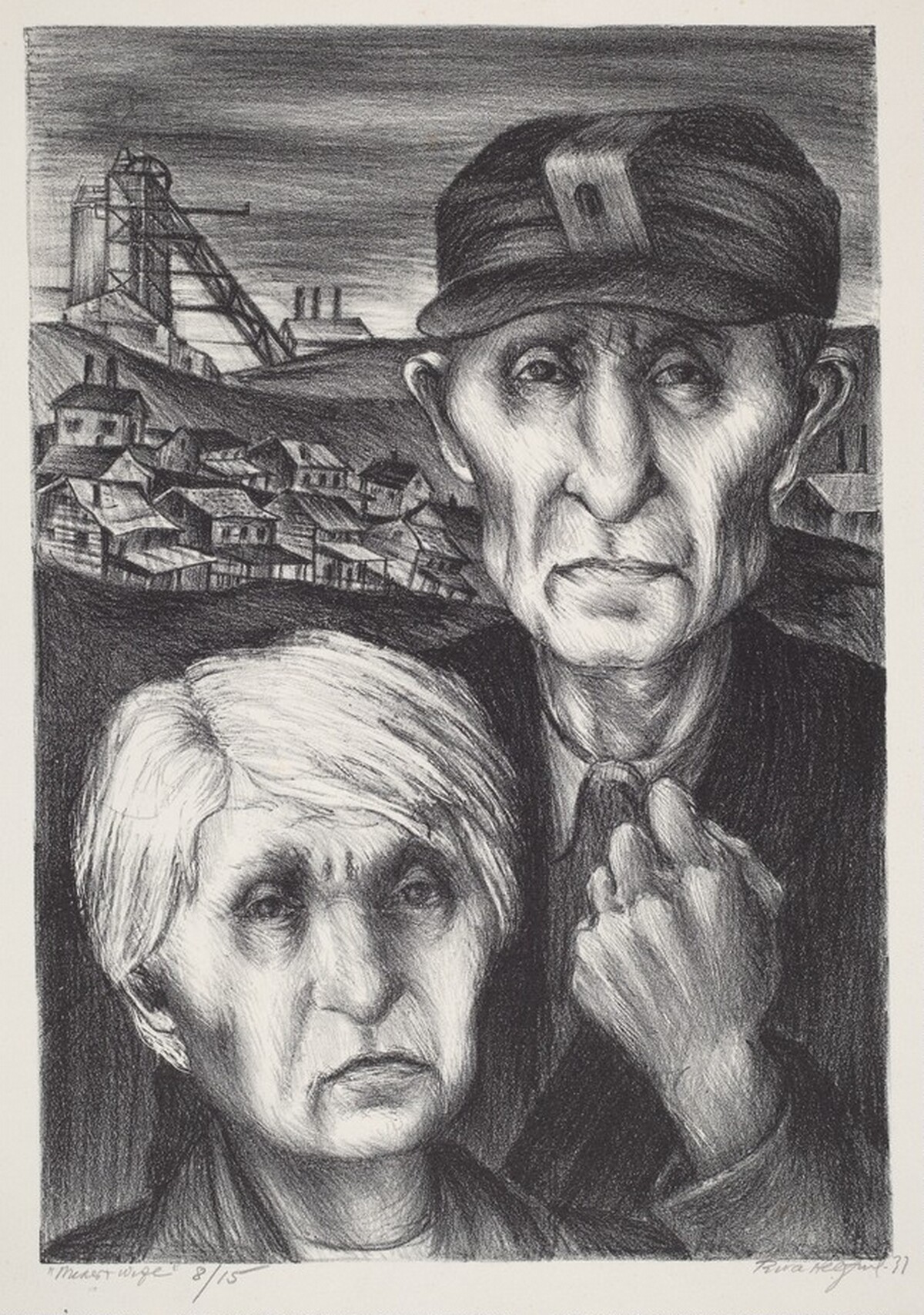 Miner and Wife by Riva Helfond