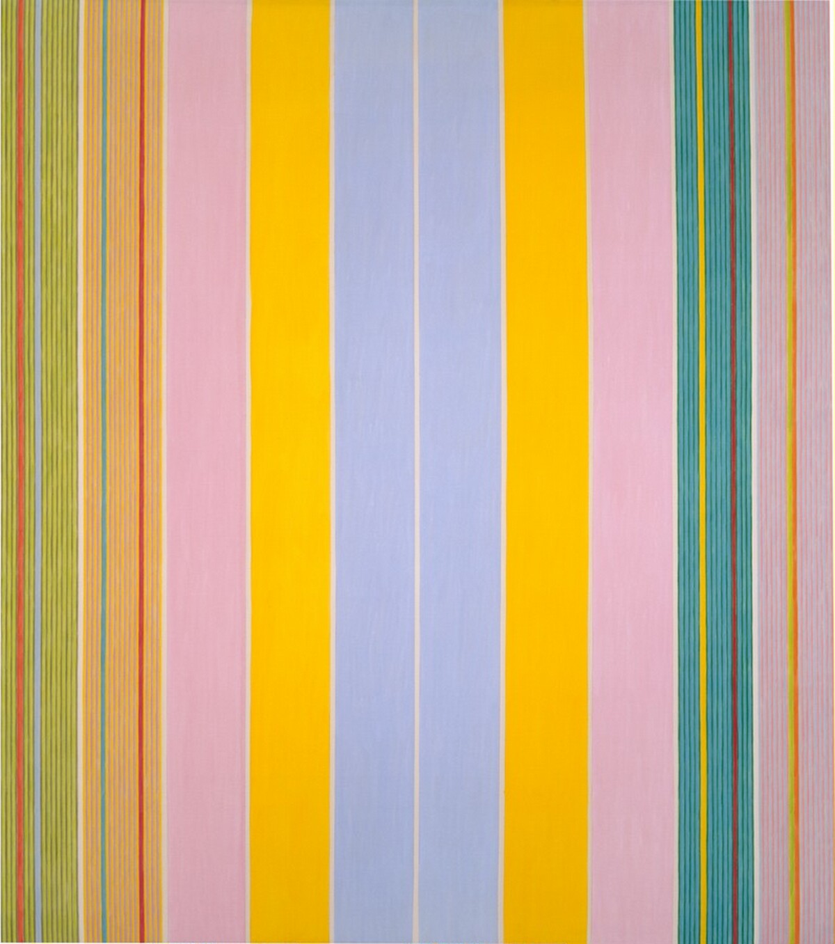 Blue Broadjump by Gene Davis