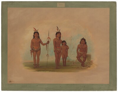 Four Goo-a-give Indians