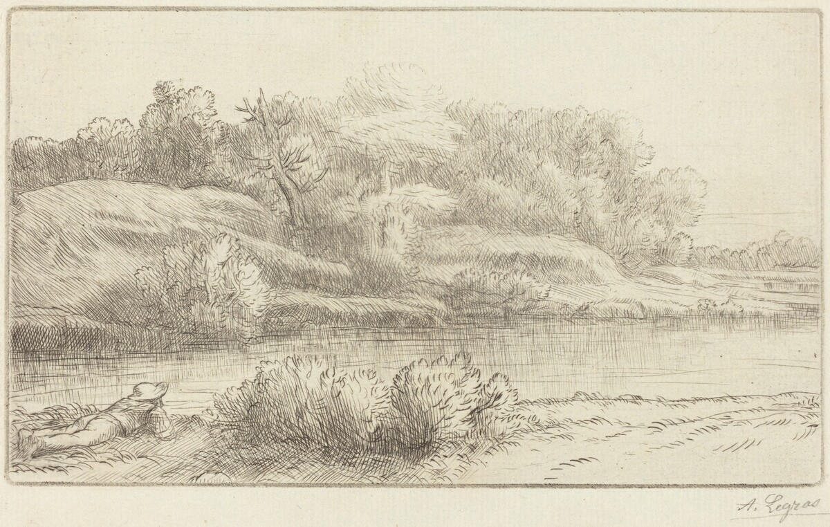 Banks of the Venelle (Bord de la Venelle) by Alphonse Legros