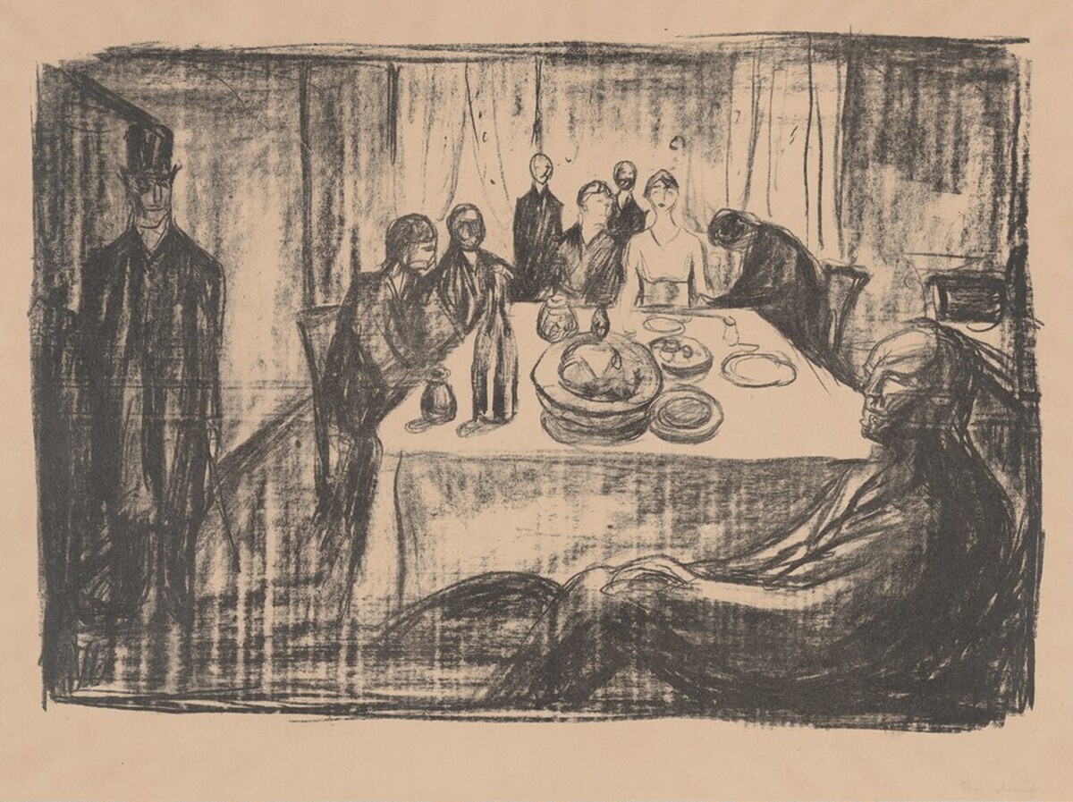 The Bohemian's Wedding by Edvard Munch