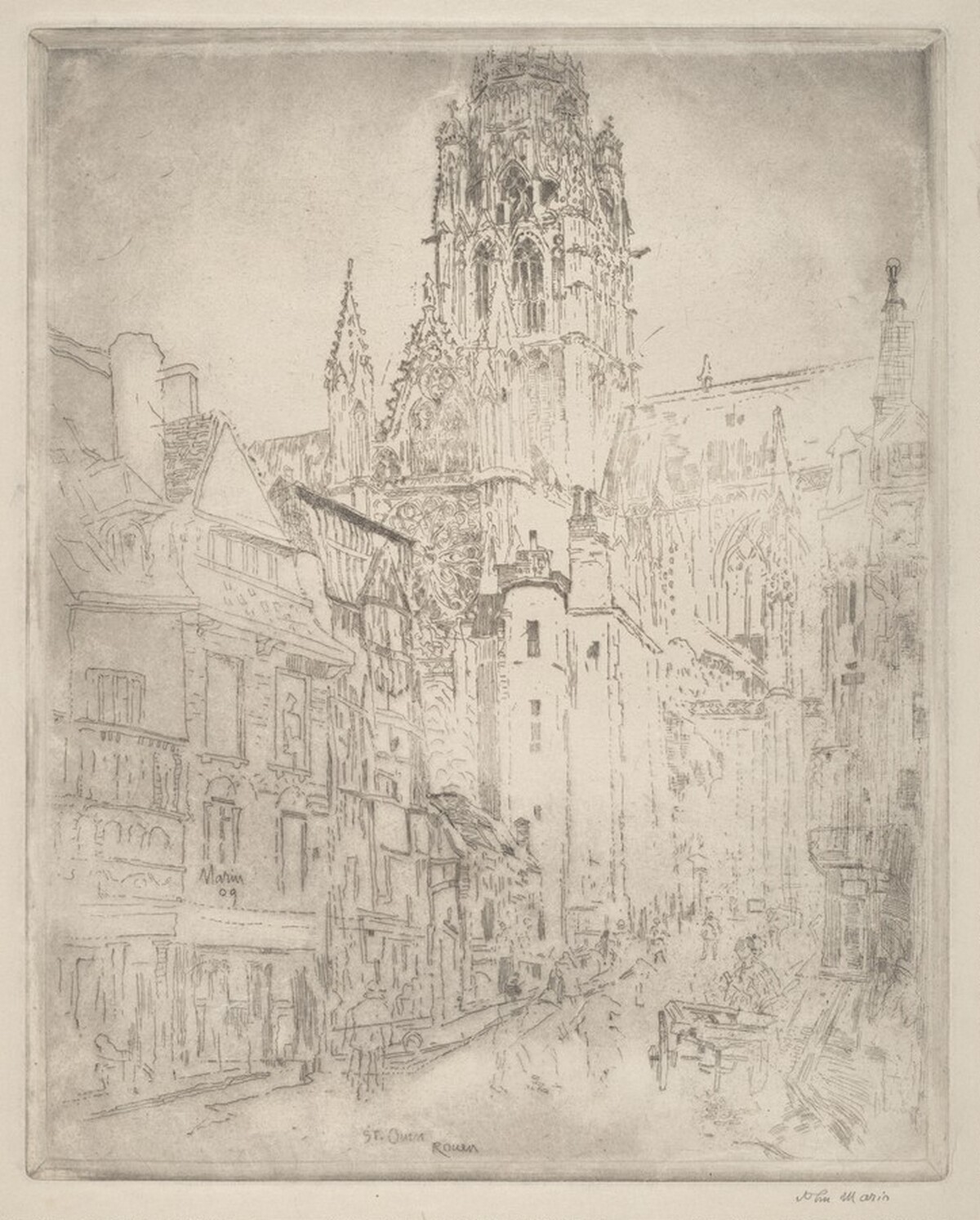 St. Ouen, Rouen by John Marin