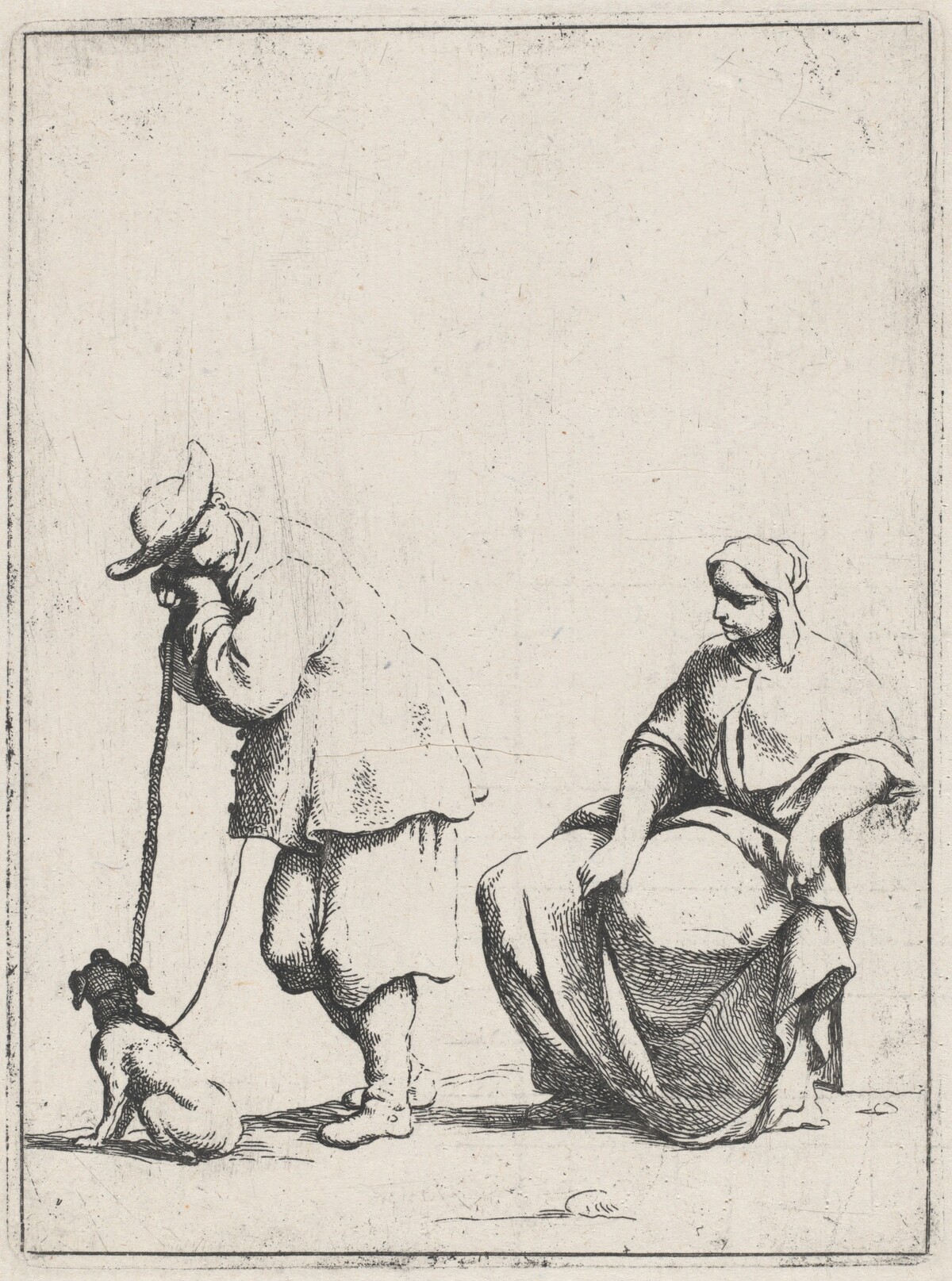 Blind Man and a Woman by Giuseppe Maria Crespi