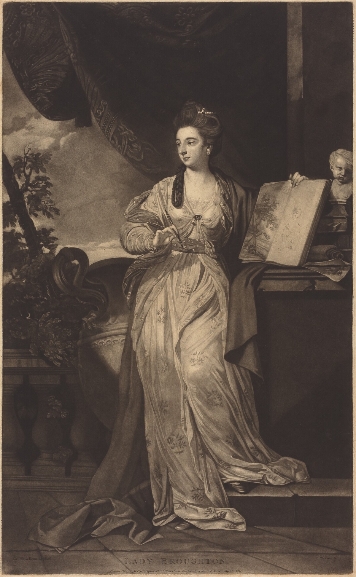 Lady Broughton by Thomas Watson after Sir Joshua Reynolds