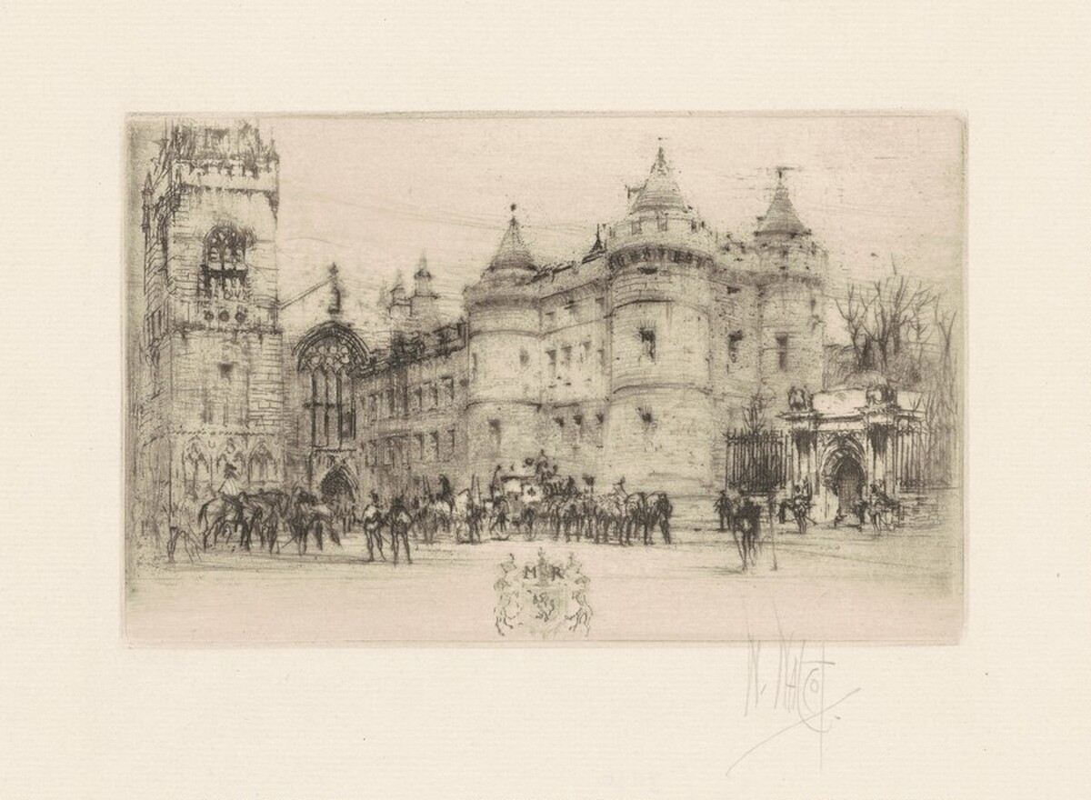 Holyrood Palace by William Walcot