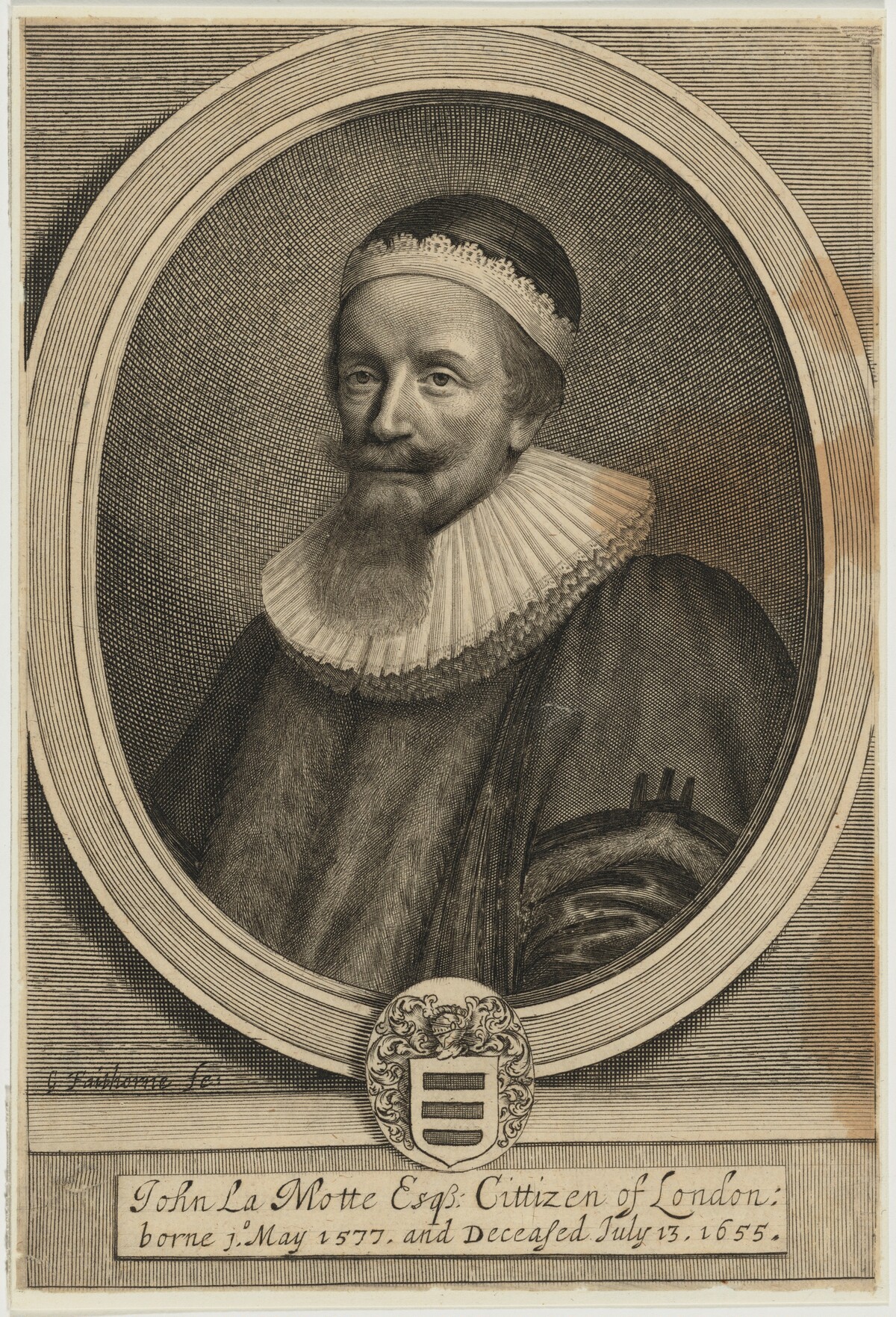 John La Motte by William Faithorne