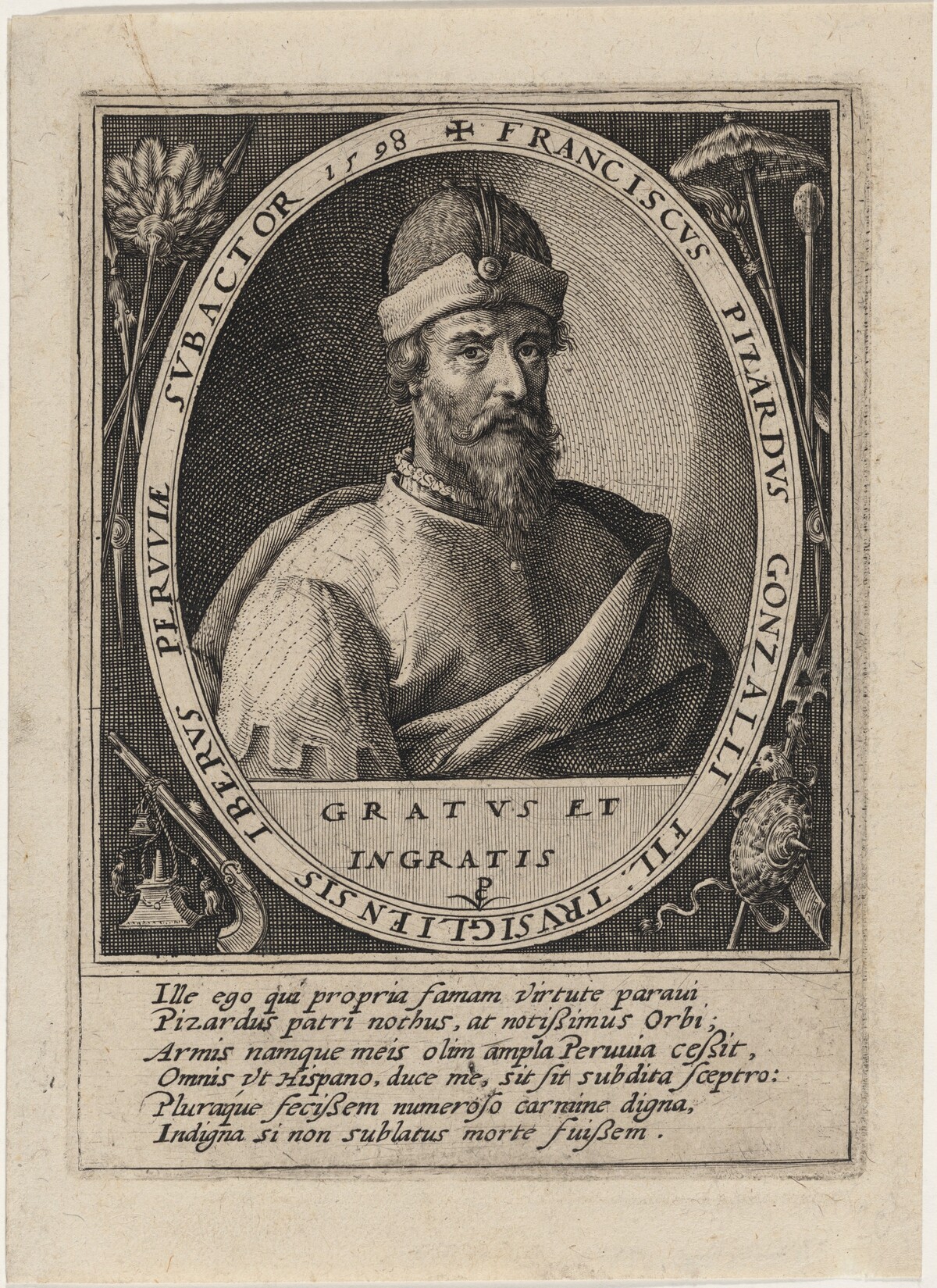 Francisco Pizarro by Crispijn de Passe I