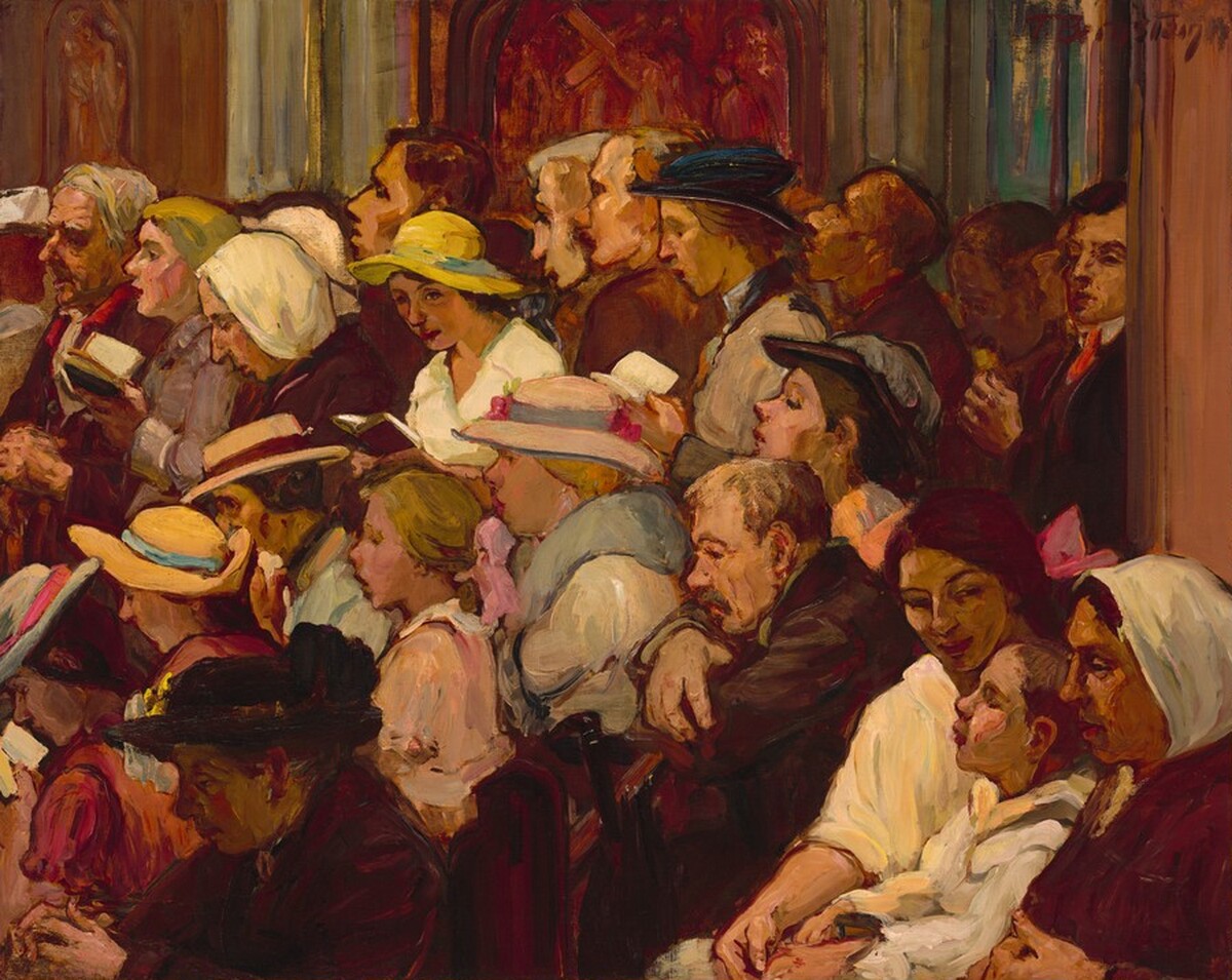 Polish Church: Easter Morning by Theresa Bernstein