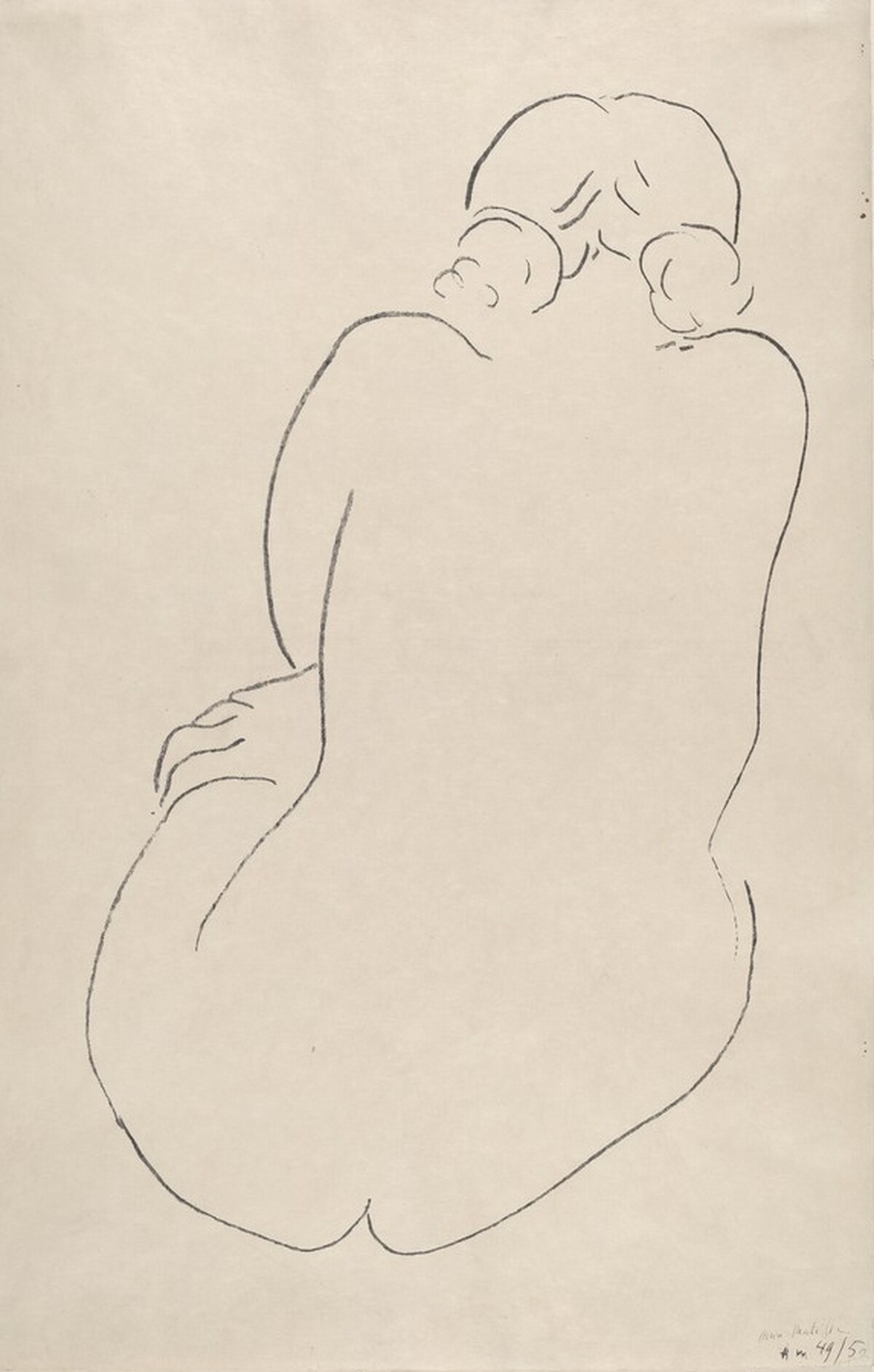 Seated Nude from the Back by Henri Matisse