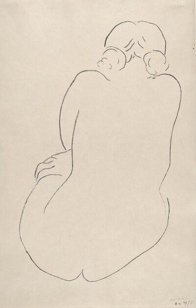 Seated Nude from the Back