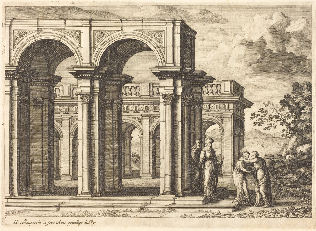 Meeting of Mary and Elizabeth by Henri Mauperche