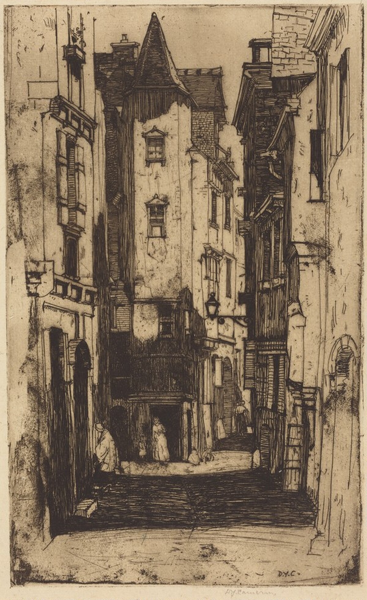 Angers: Rue des Filles Dieu by David Young Cameron