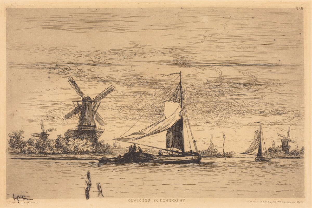 Environs de Dordrecht by Vicomte Ludovic Lepic