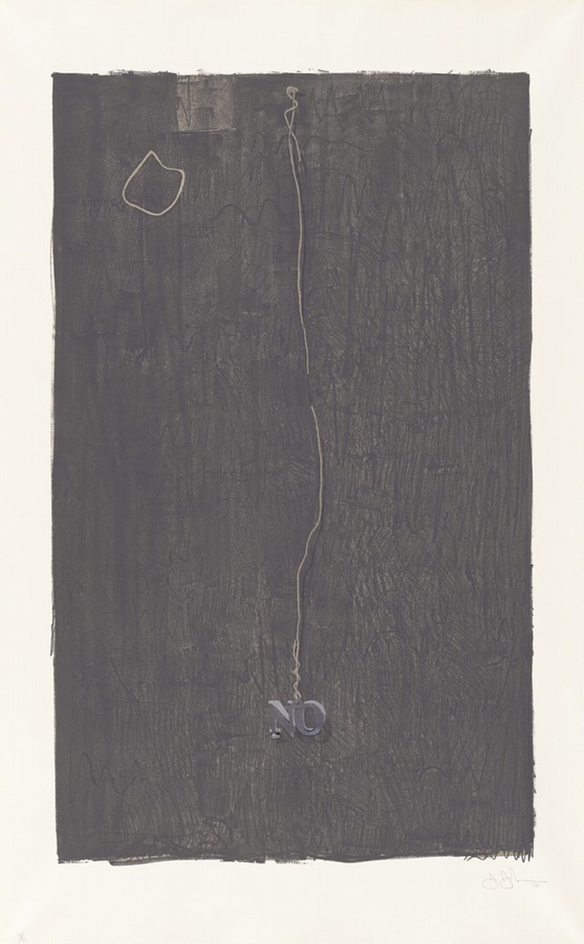 No by Jasper Johns