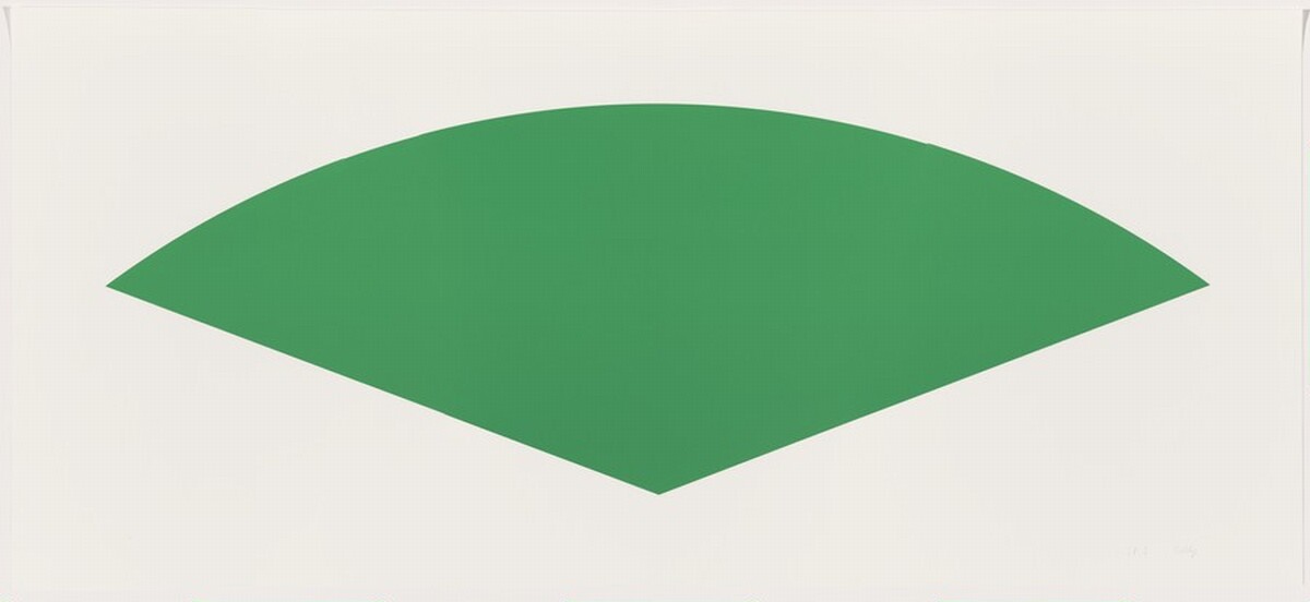 Green Curve (State II) by Ellsworth Kelly