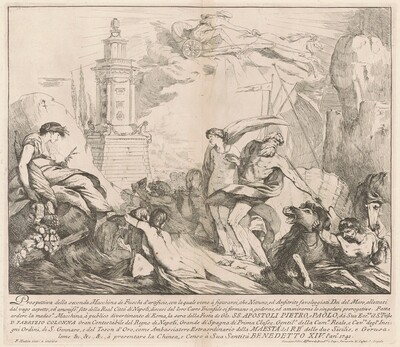 The Seconda Macchina for the Chinea of 1741: Neptune and Amphitrite