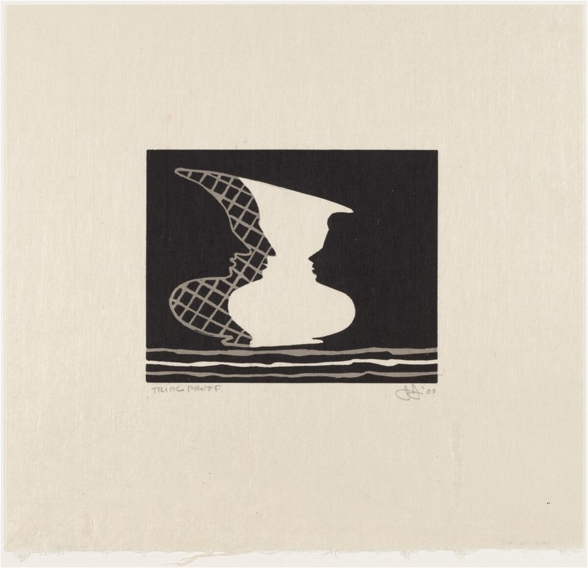 Untitled [trial proof] by Jasper Johns