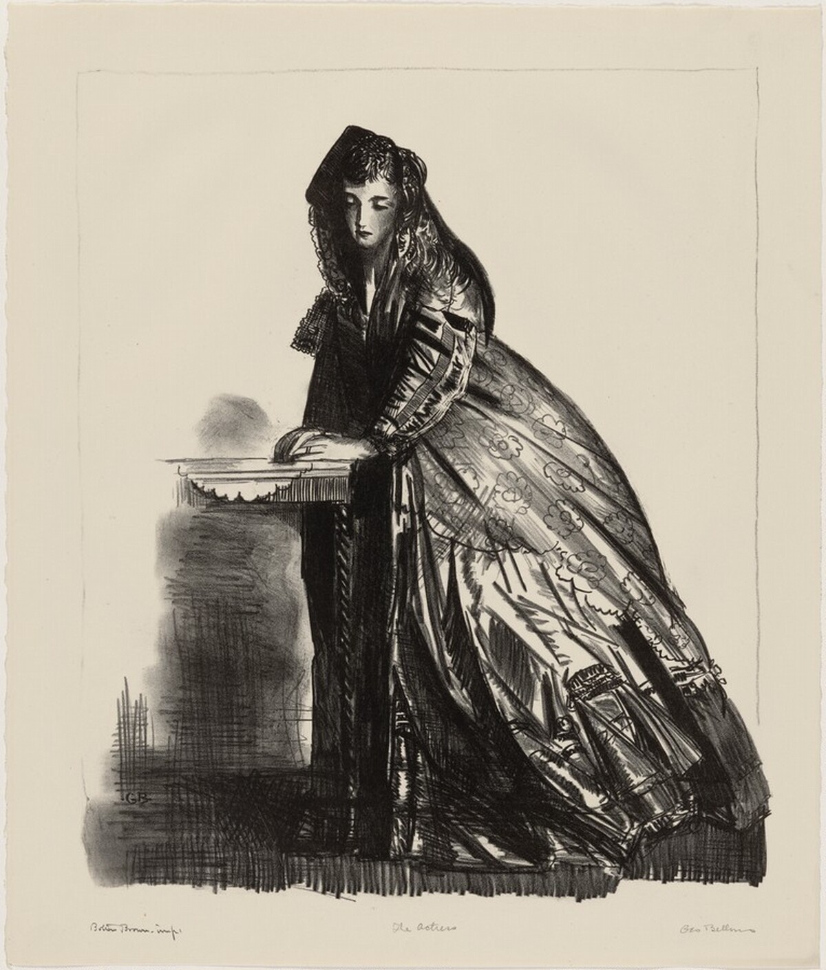 The Actress by George Bellows