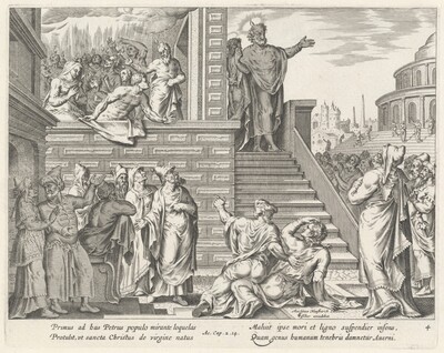 Saint Peter Speaks to the People about Christ