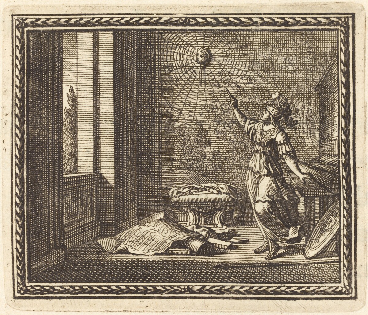 Minerva Changing Arachne into a Spider by Jean Lepautre