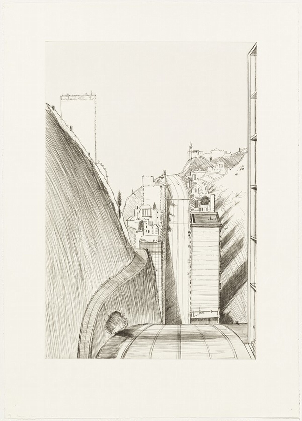 Park Place by Wayne Thiebaud