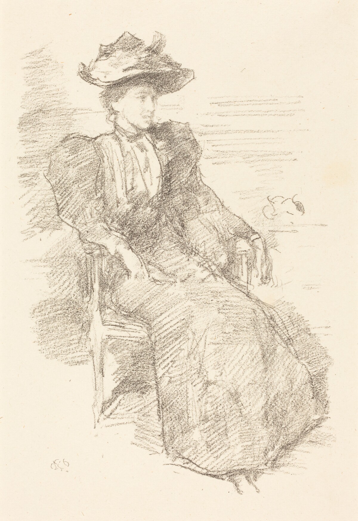 A Portrait: Mildred Howells by James McNeill Whistler