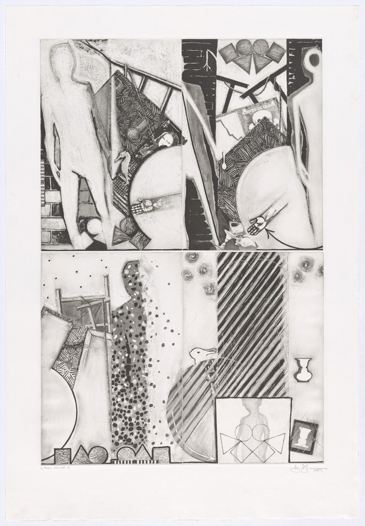The Seasons [trial proof A] by Jasper Johns