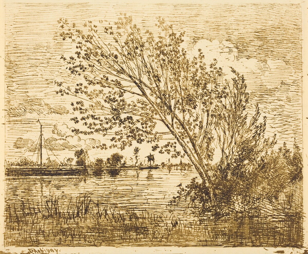 Stand of Alders (Le Bouquet d'aunes) by Charles-François Daubigny