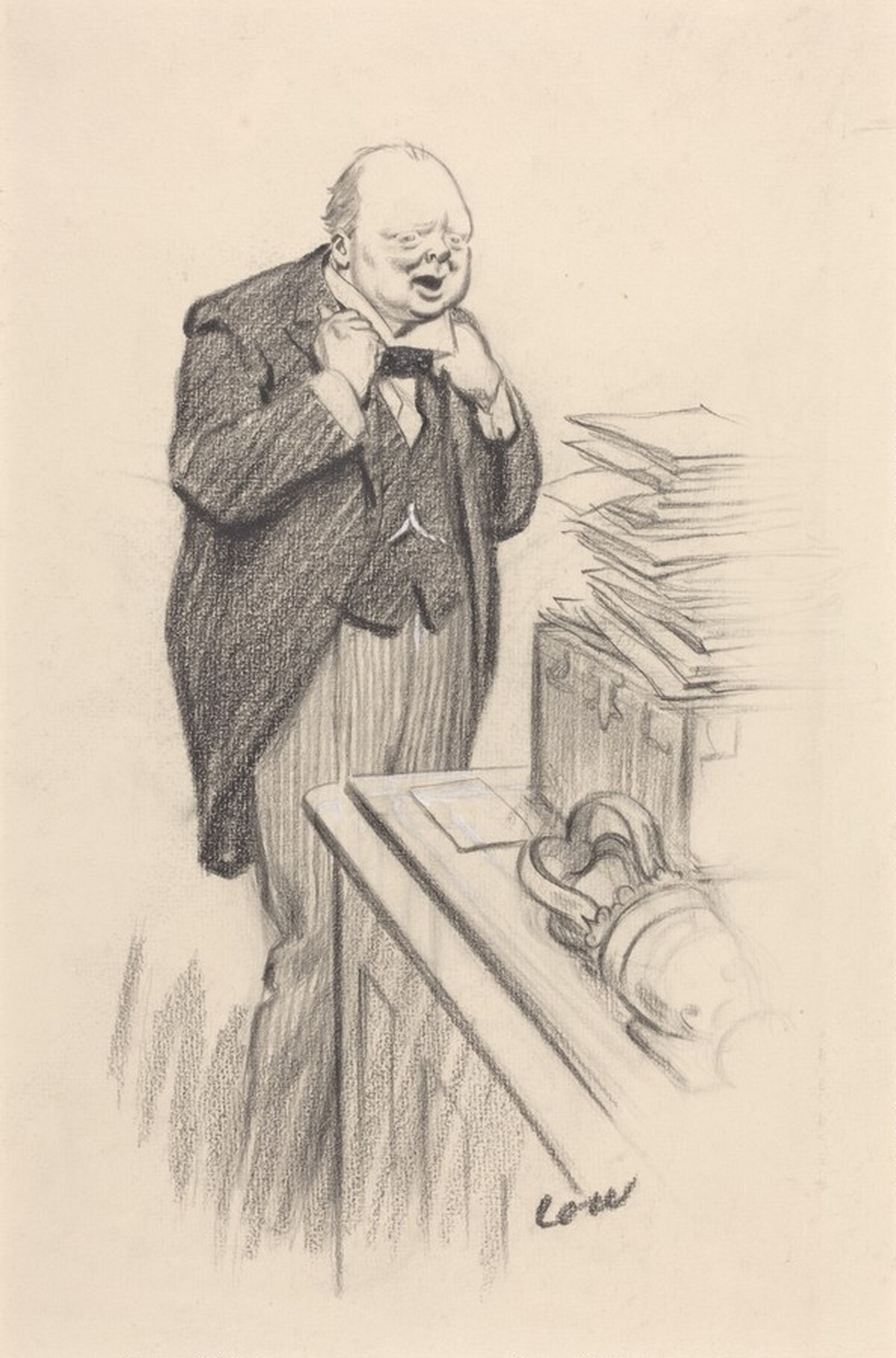 Winston Churchill by David Low