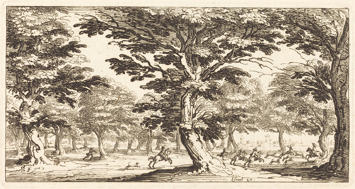 Landscape by after Jacques Callot